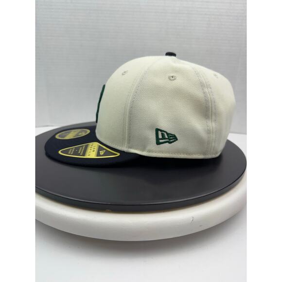 New Era Brooklyn Dodgers White Dome Two Tone MLB Fitted Hat Size 7 1/2 Rare NEW - Picture 4 of 9